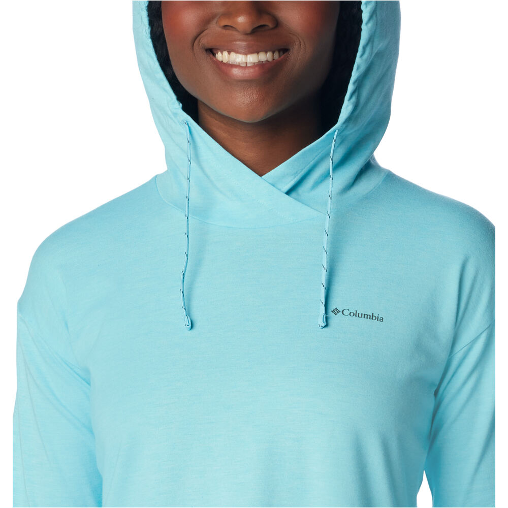 Columbia camiseta montaña manga larga mujer Sun Trek EU Hooded Pullover 04