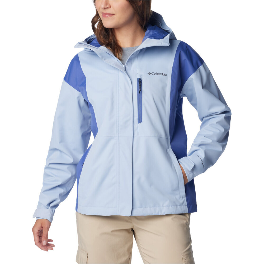 Columbia chaqueta impermeable mujer Hikebound Jacket vista frontal