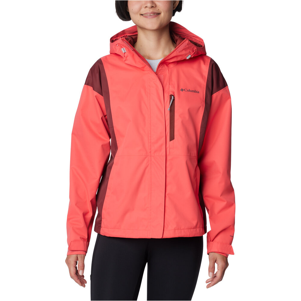 Columbia chaqueta impermeable mujer Hikebound Jacket vista frontal