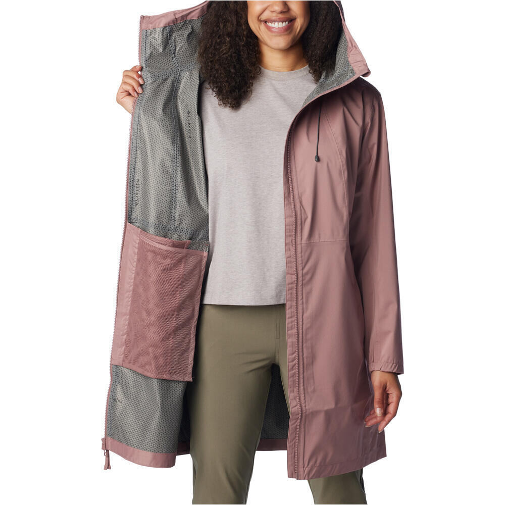 Columbia chaqueta impermeable mujer Weekend Adventure Long Shell 04