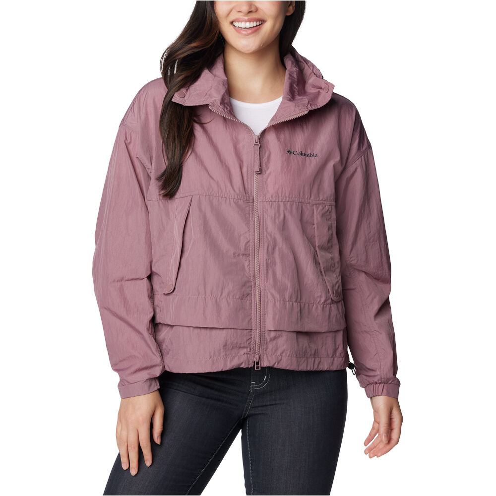 Columbia chaqueta softshell mujer Paracutie Windbreaker vista frontal