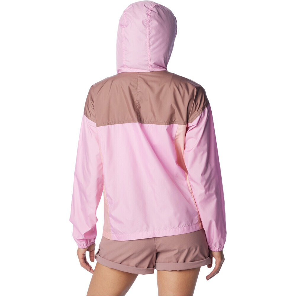 Columbia chaqueta softshell mujer Flash Challenger Windbreaker vista trasera