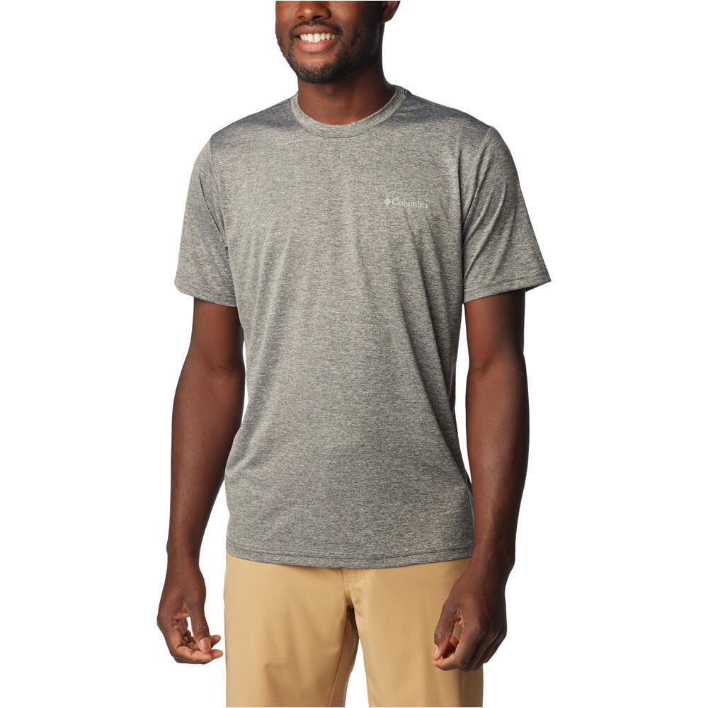Hike camiseta montaña manga corta hombre Negro (XL)
