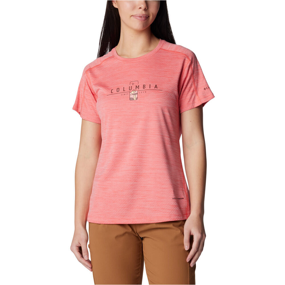 Columbia zero rules camiseta montaña manga corta mujer