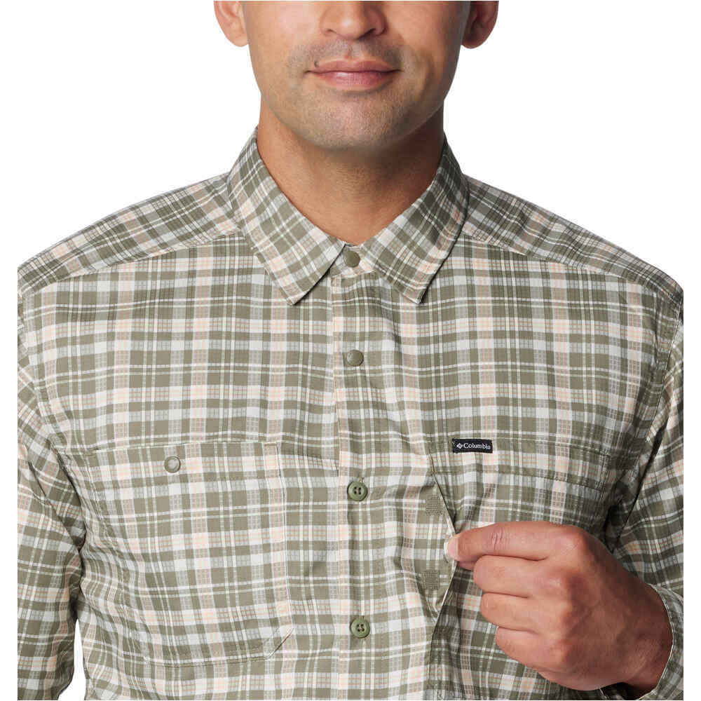 Columbia camisa montaña manga larga hombre Silver Ridge Utility Lite Plaid LS 03