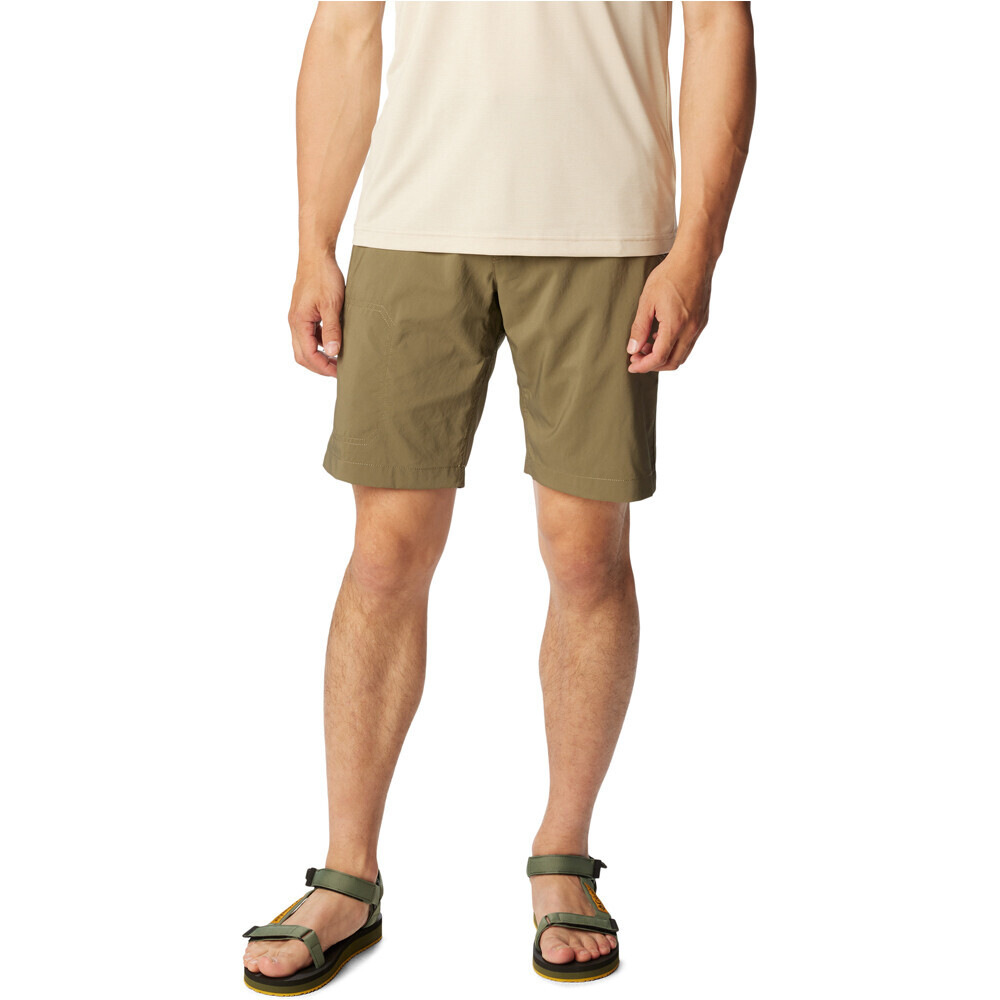 Silver ridge utility pantalón corto montaña hombre Verde (34)