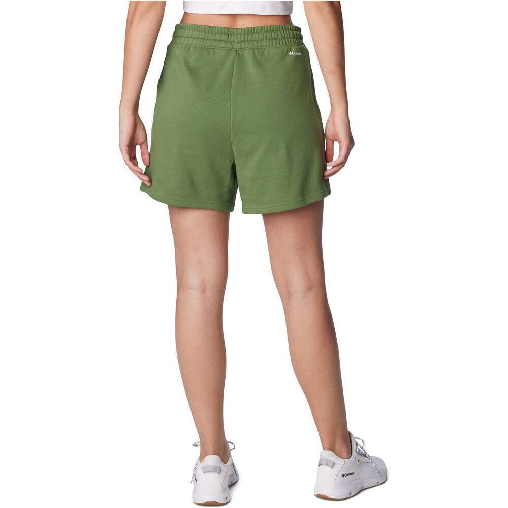 Columbia pantalón corto montaña mujer Columbia Trek French Terry Short vista trasera