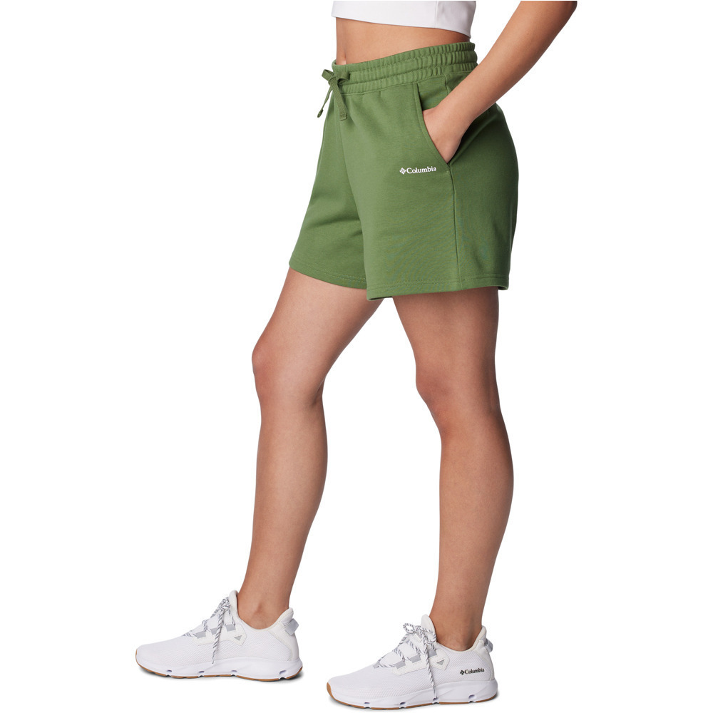 Columbia pantalón corto montaña mujer Columbia Trek French Terry Short vista detalle