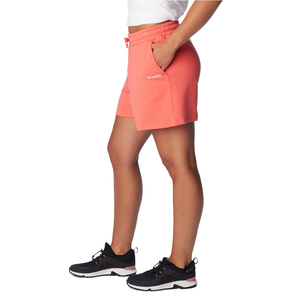 Columbia pantalón corto montaña mujer Columbia Trek French Terry Short vista detalle