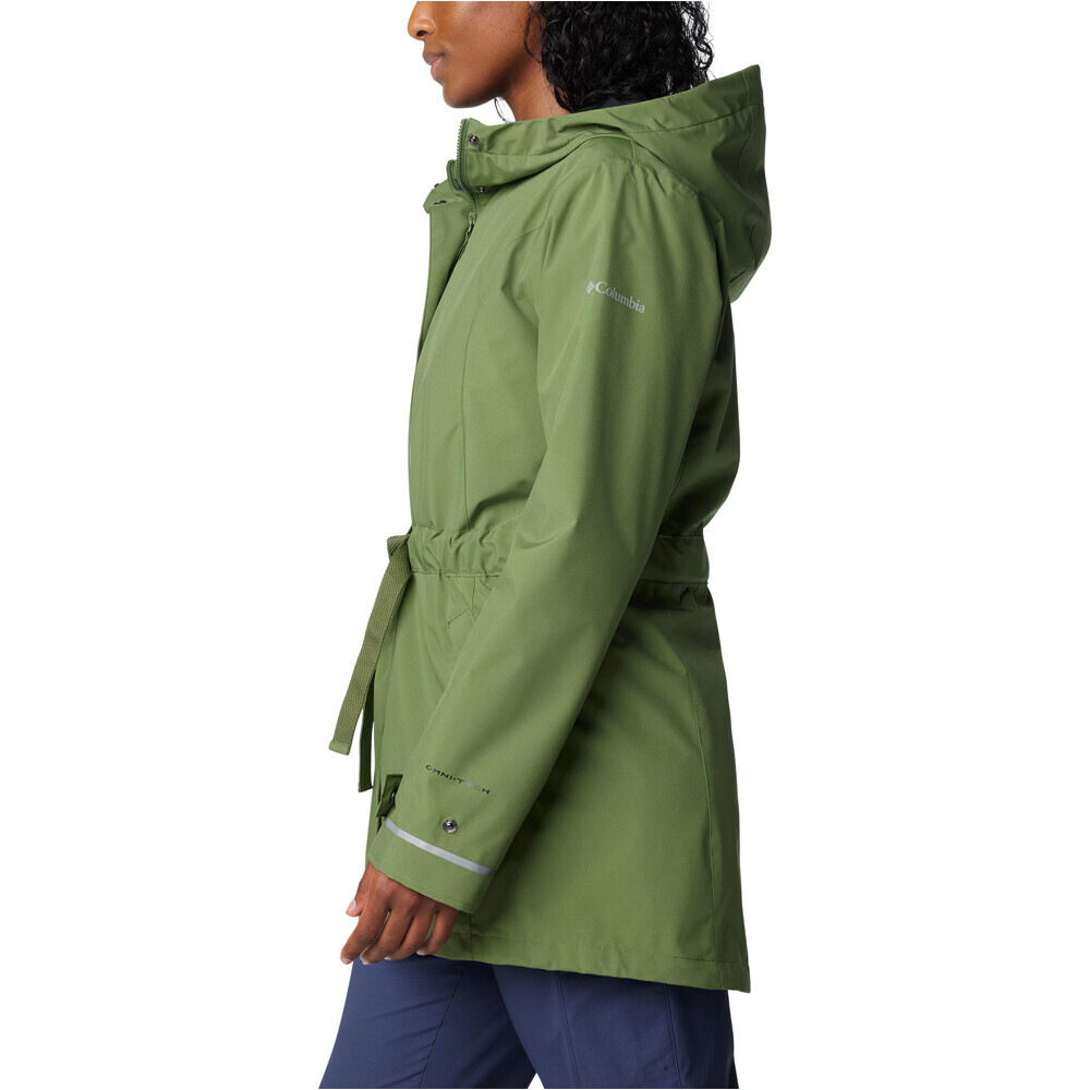 Columbia chaqueta impermeable mujer Here and There Trench II Jacket vista detalle