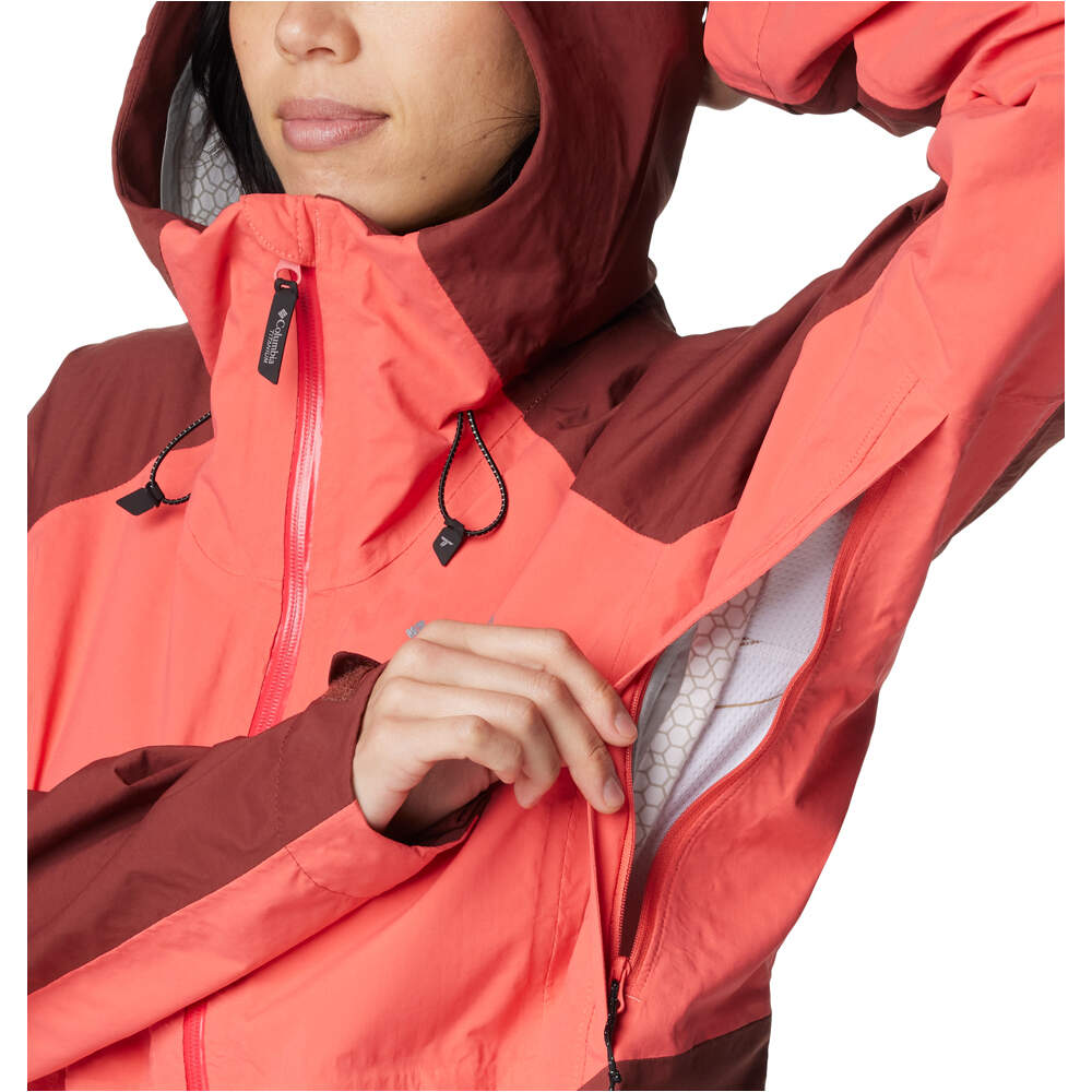 Columbia chaqueta impermeable mujer Mazama Trail Shell 05