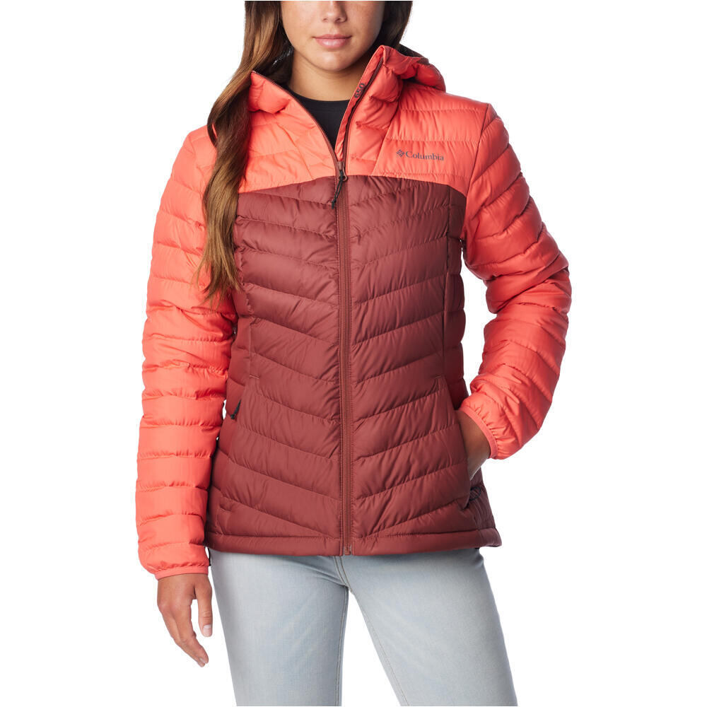 Columbia chaqueta outdoor mujer Westridge Hooded Down Jacket vista frontal