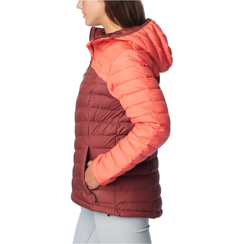 Columbia chaqueta outdoor mujer Westridge Hooded Down Jacket vista detalle