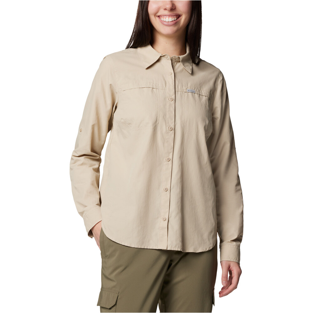 Silver ridge 30 camisa montaña manga larga mujer Marron