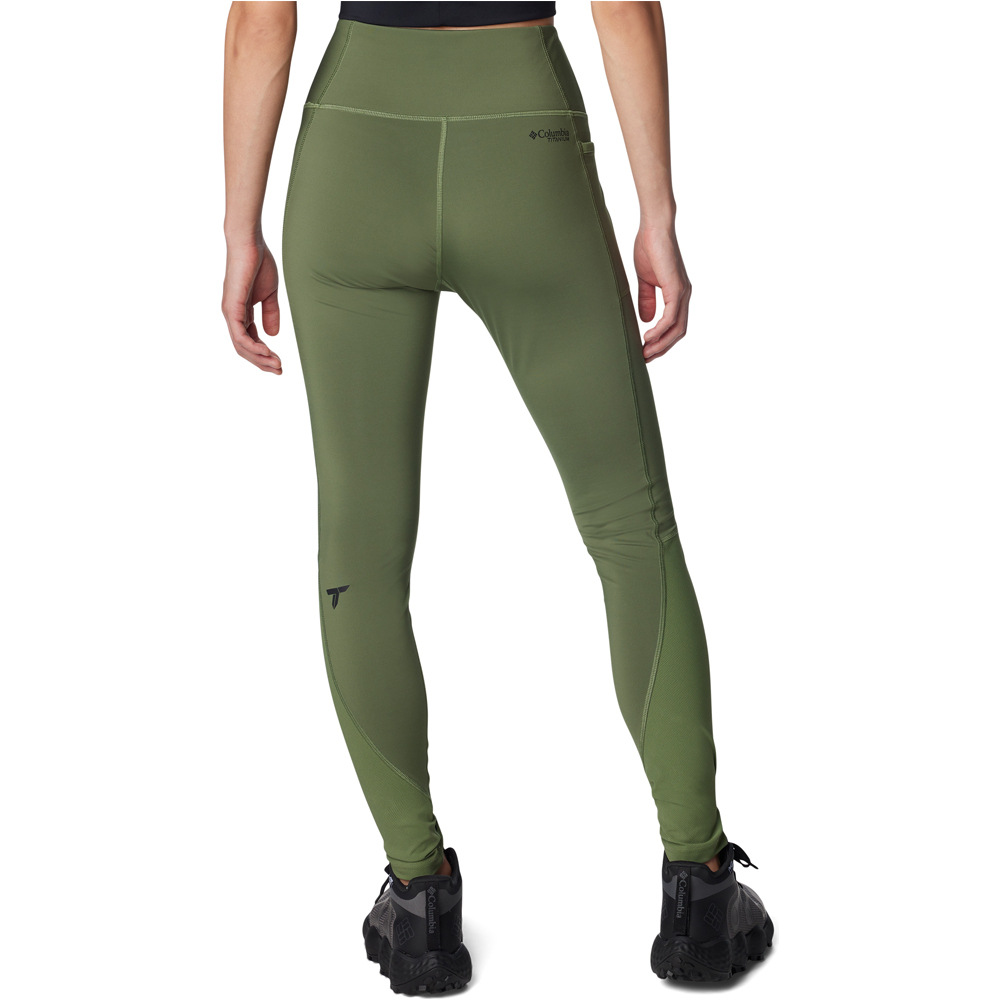 Columbia malla larga mujer Cirque River Legging vista trasera