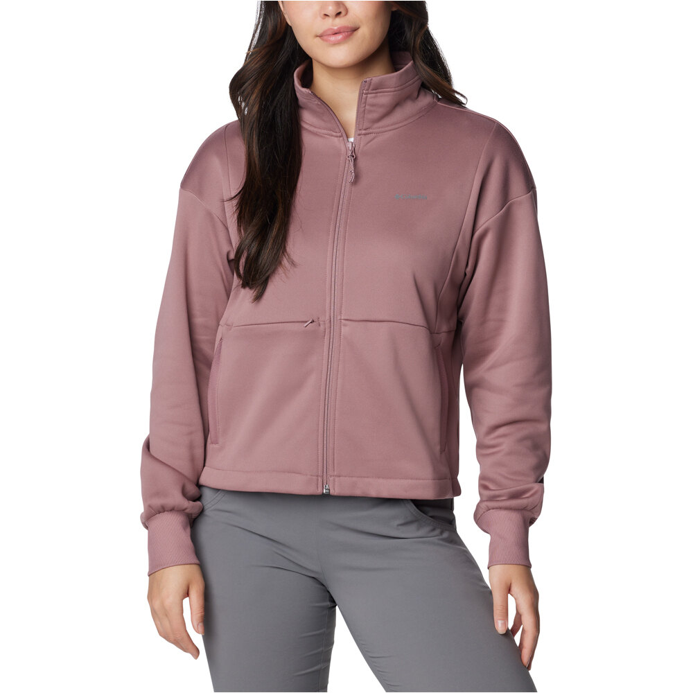 Columbia forro polar mujer Boundless Trek Tech Full Zip vista frontal