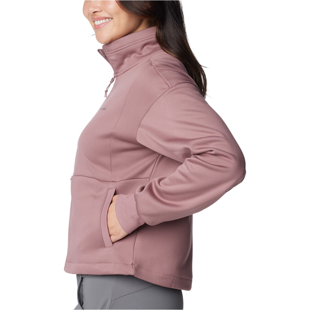 Columbia forro polar mujer Boundless Trek Tech Full Zip vista detalle