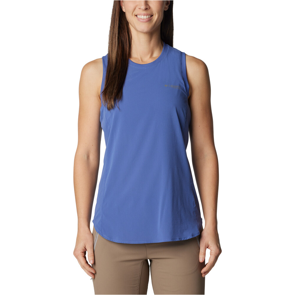 Columbia camiseta tirantes Cirque River Woven Support Tank vista frontal