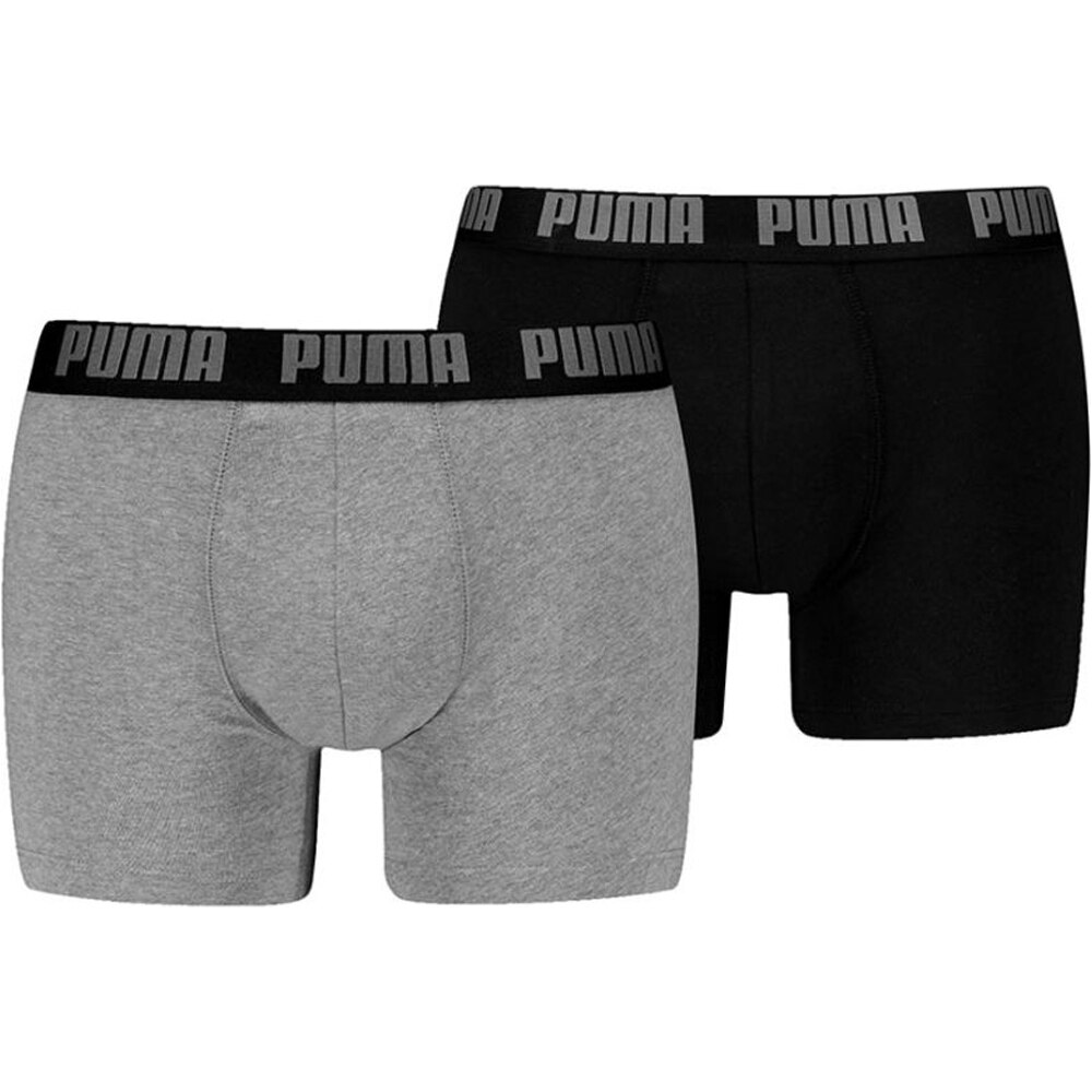 Everyday basic boxer 2p boxer Gris (M)