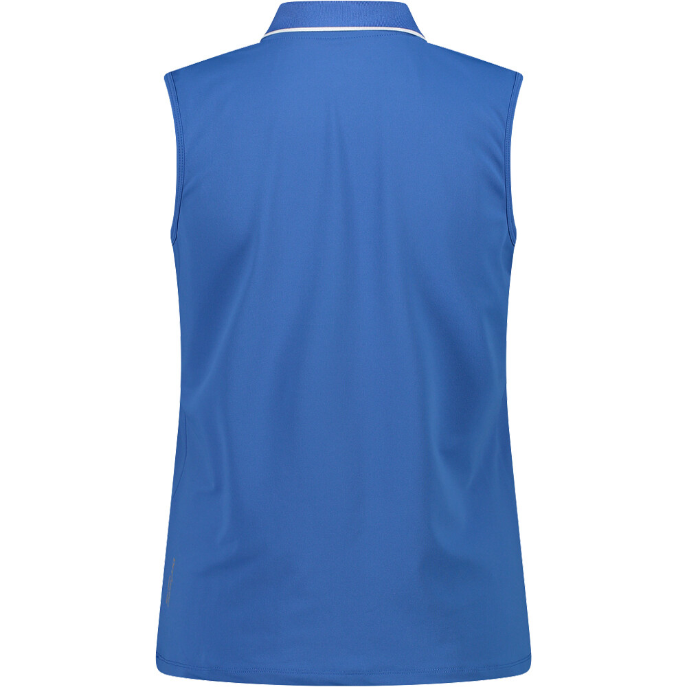 Cmp camiseta tirantes WOMAN POLO SLEEVELESS vista trasera