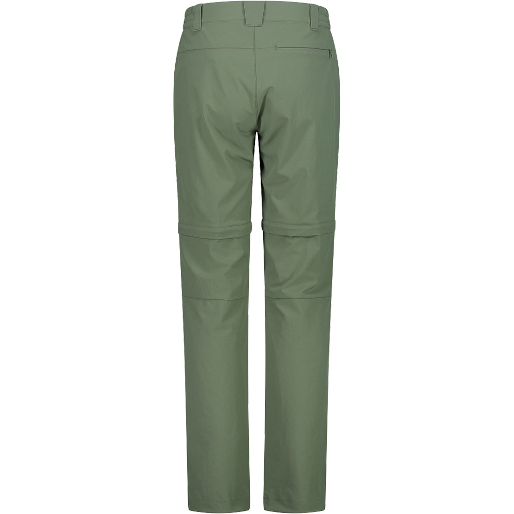 Cmp pantalón montaña mujer WOMAN PANT ZIP OFF vista trasera