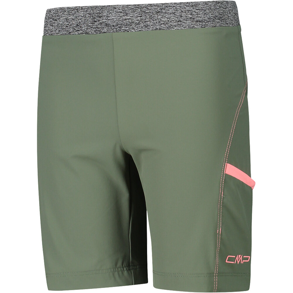 Cmp pantalón corto montaña niño KID G BERMUDA LIGHT CLIMB vista detalle