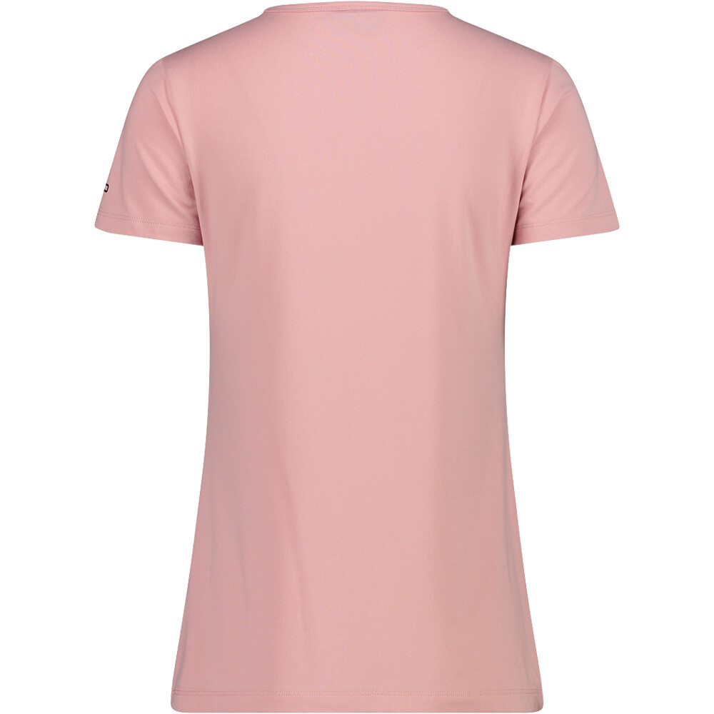 Cmp camiseta montaña manga corta mujer WOMAN T-SHIRT vista trasera