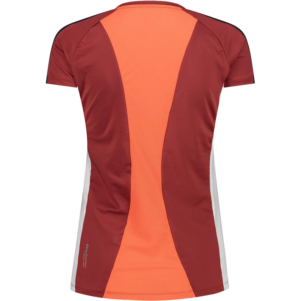 Cmp camiseta entrenamiento manga corta mujer WOMAN T-SHIRT TRAIL vista trasera