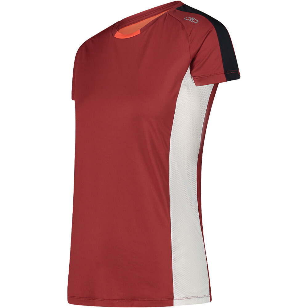 Cmp camiseta entrenamiento manga corta mujer WOMAN T-SHIRT TRAIL vista detalle