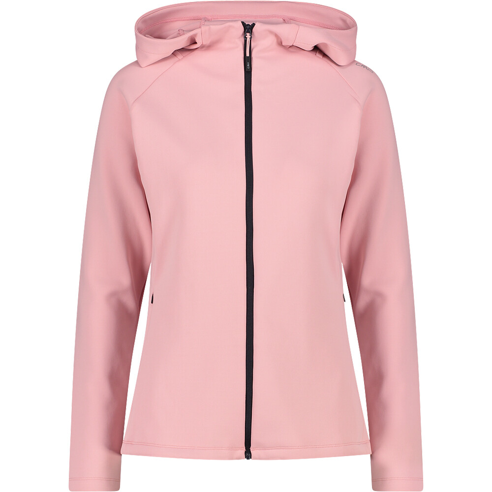 Cmp sudadera mujer WOMAN JACKET FIX HOOD vista frontal