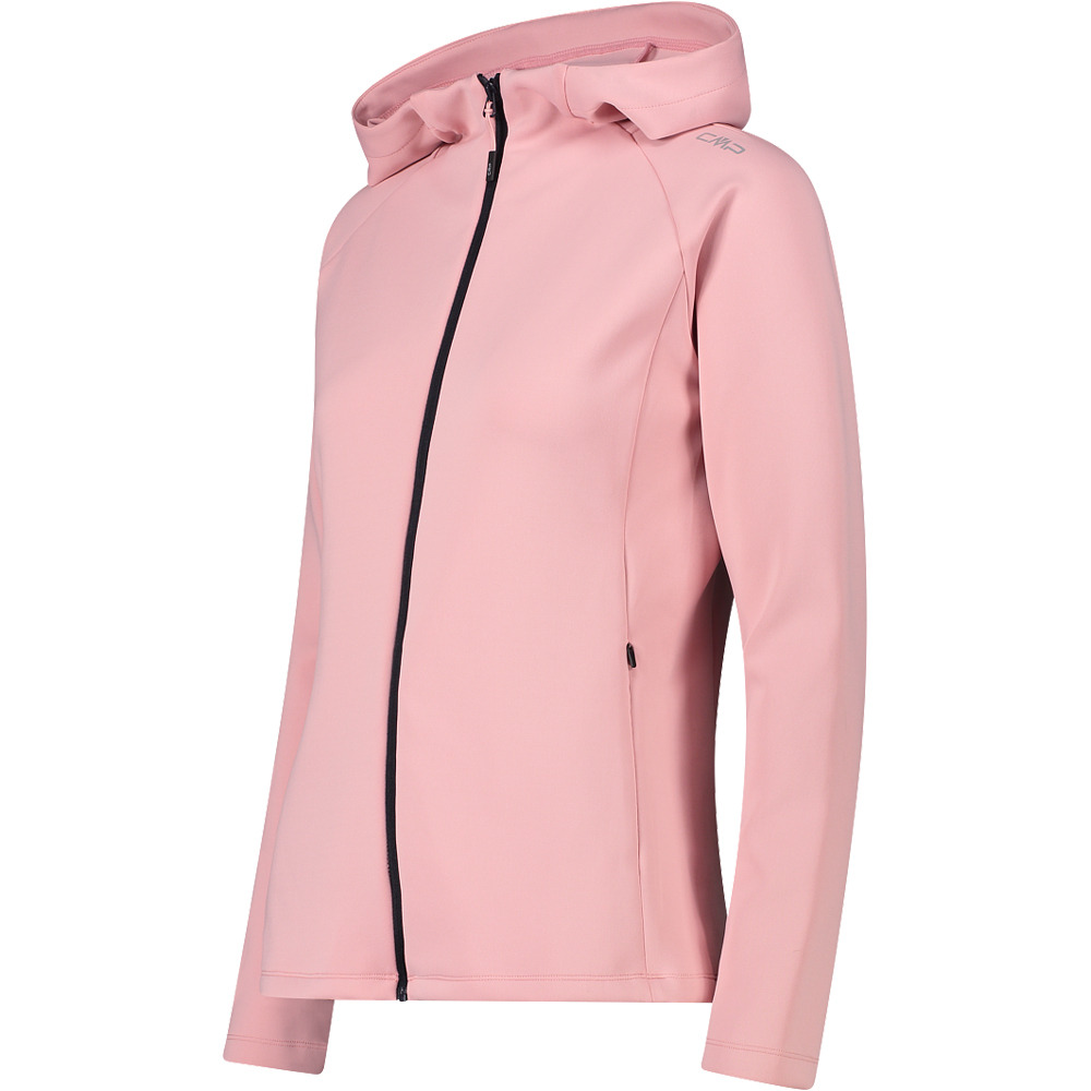 Cmp sudadera mujer WOMAN JACKET FIX HOOD vista detalle