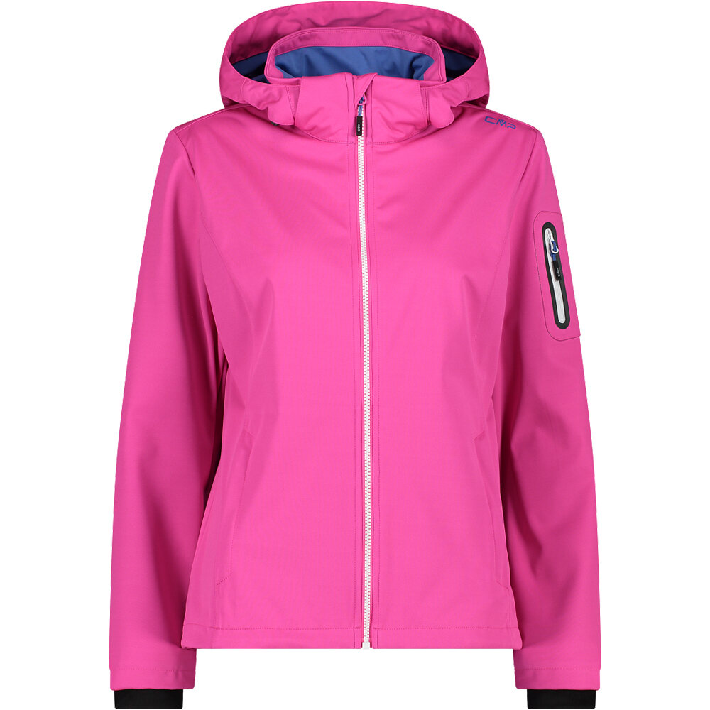 Woman jacket zip hood chaqueta softshell mujer Rosa (34)