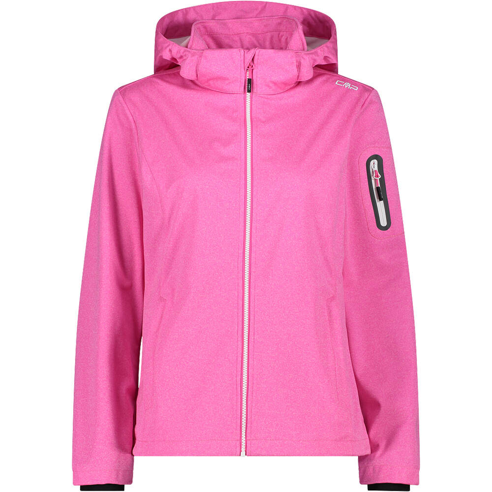 Cmp woman jacket zip hood chaqueta softshell mujer