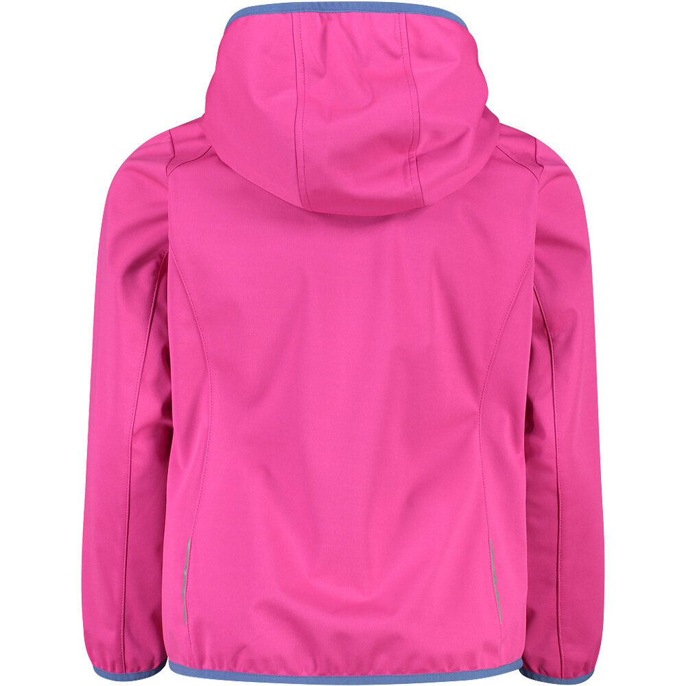 Cmp chaqueta softshell niño KID G JACKET FIX HOOD vista trasera