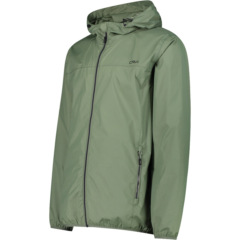 Cmp chubasquero hombre MAN JACKET RAIN FIX HOOD vista detalle