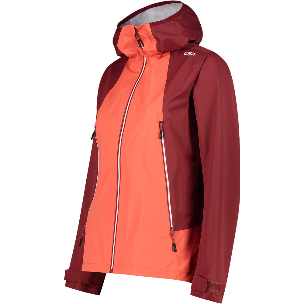 Cmp chaqueta impermeable ciclismo mujer WOMAN JACKET FIX HOOD vista detalle