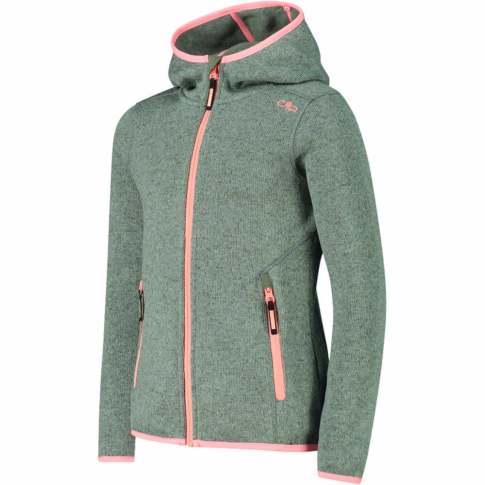 Cmp forro polar niño KID G JACKET FIX HOOD vista detalle