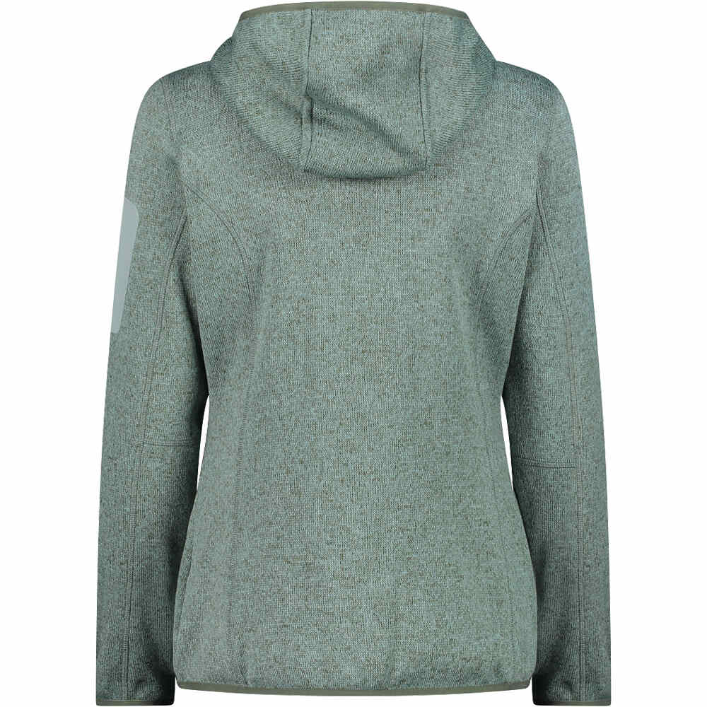 Cmp forro polar mujer WOMAN JACKET FIX HOOD vista trasera