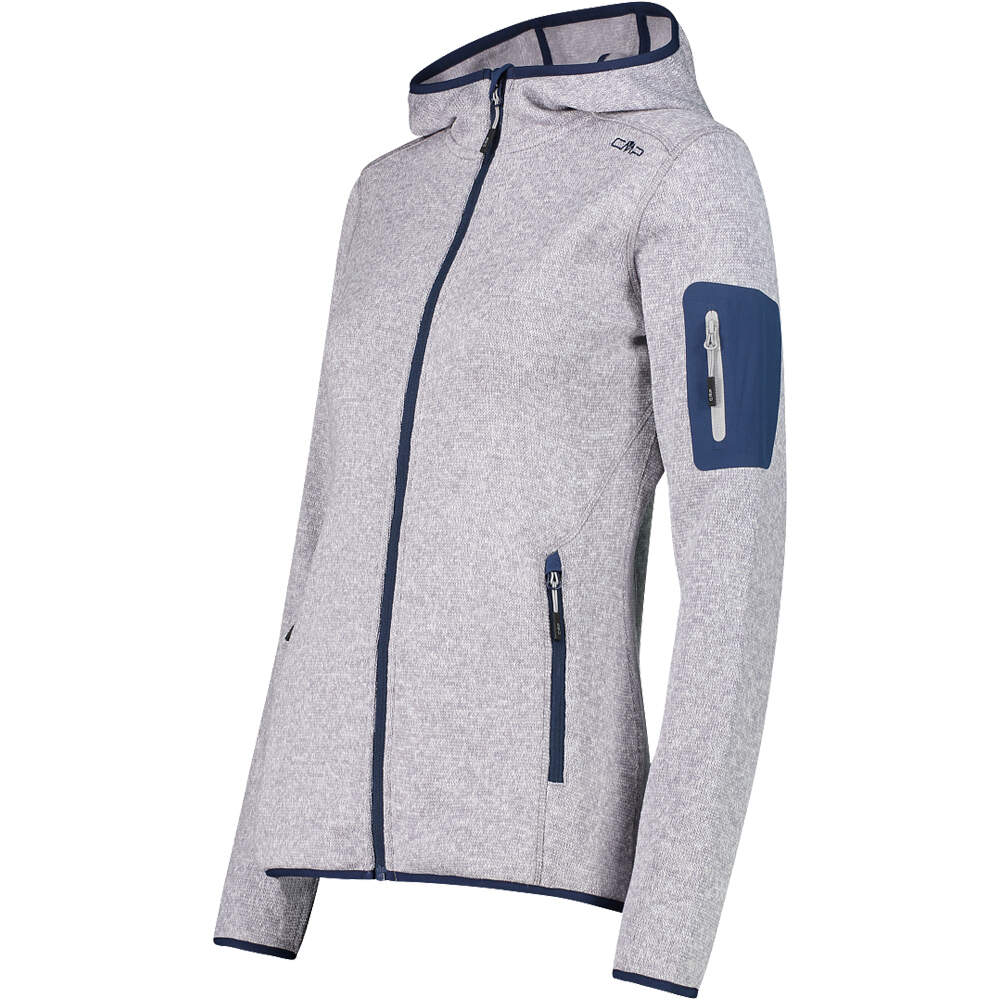 Cmp forro polar mujer WOMAN JACKET FIX HOOD vista detalle