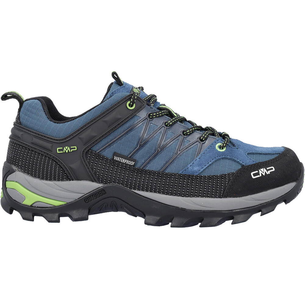 Rigel low waterproof zapatilla trekking hombre Azul (46)