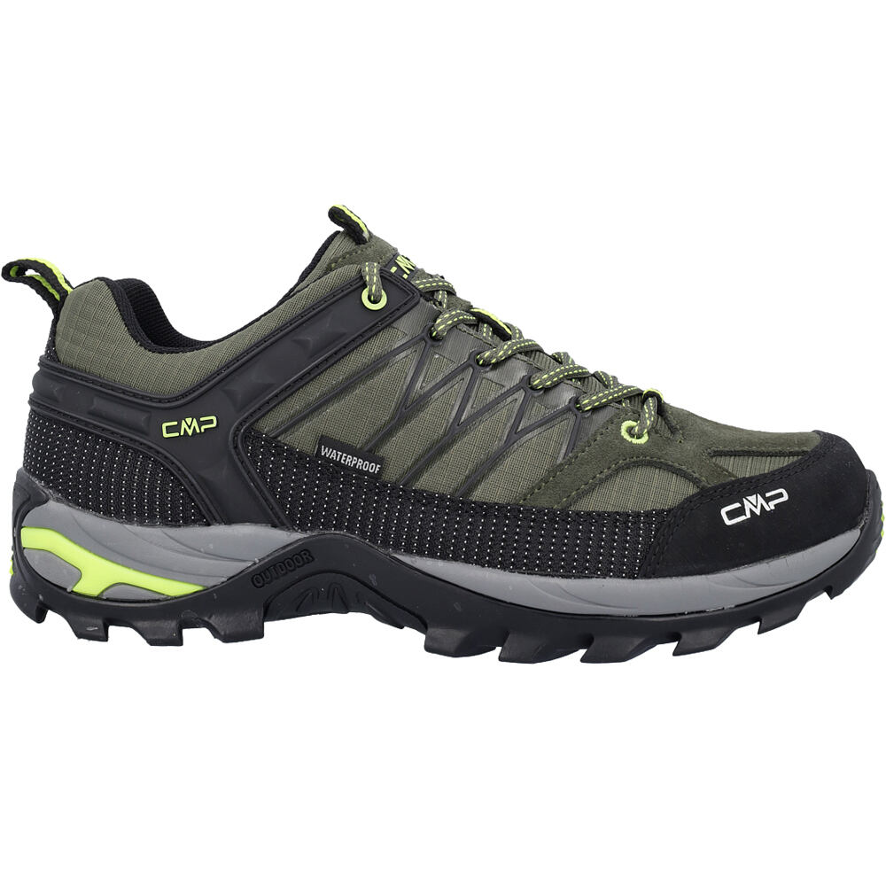 Rigel low waterproof zapatilla trekking hombre Verde (46)