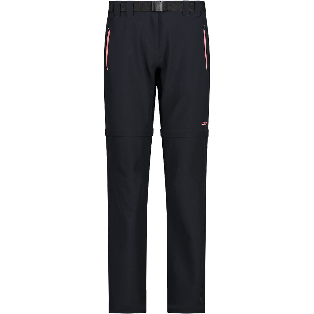 Cmp pantalón montaña mujer WOMAN ZIP OFF PANT vista frontal