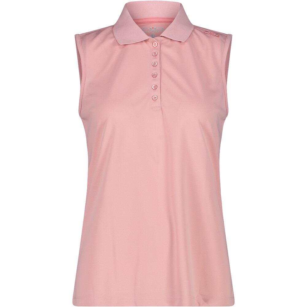 Cmp camiseta tirantes WOMAN POLO SLEEVELESS vista frontal