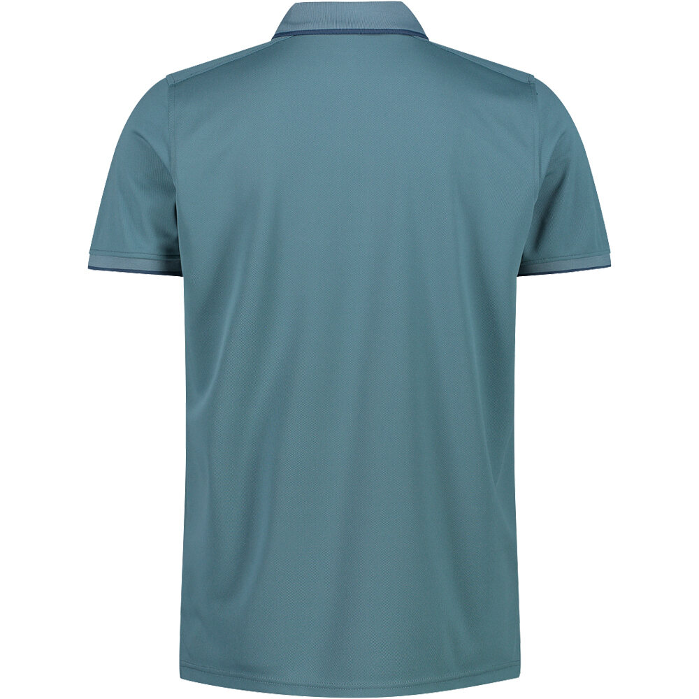 Cmp camiseta montaña manga corta hombre MAN POLO vista trasera