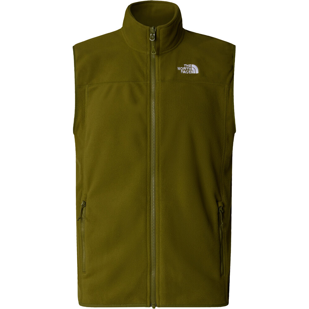 The North Face chaleco polar hombre M 100 GLACIER VEST vista frontal