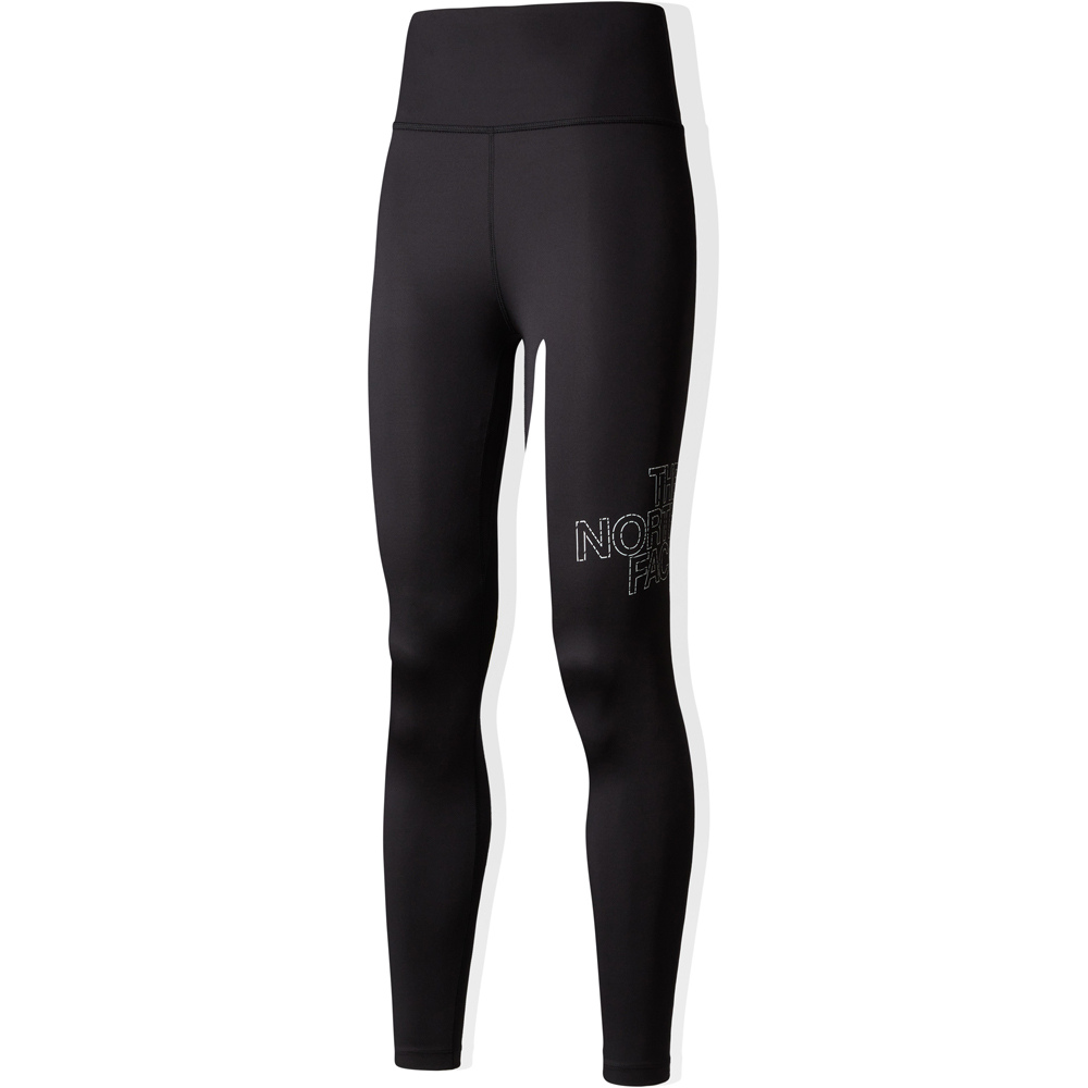 The North Face malla larga mujer W FLEX HIGH RISE 7/8 TRACE TIGHT vista frontal