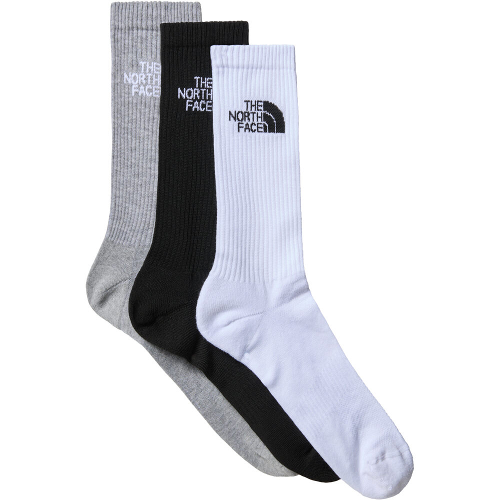 Multi sport cushioned 3p calcetines montaña Negro (L)