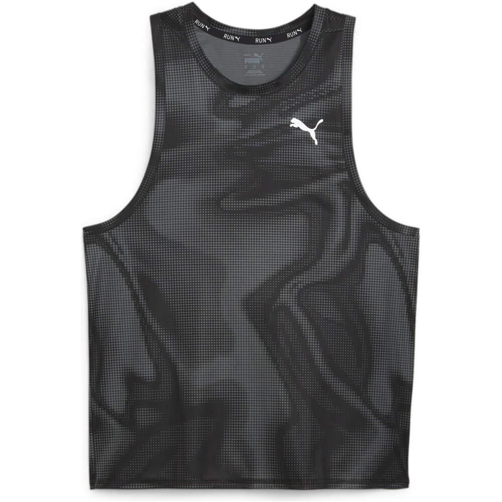 Puma camiseta entrenamiento tirantes hombre RUN FAVORITE AOP SINGLET M vista detalle