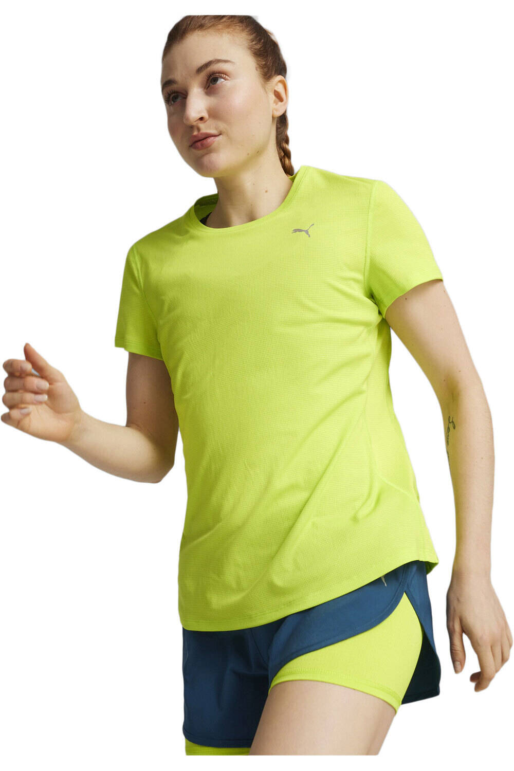 Puma camiseta entrenamiento manga corta mujer RUN FAVORITES VELOCITY TEE W vista frontal