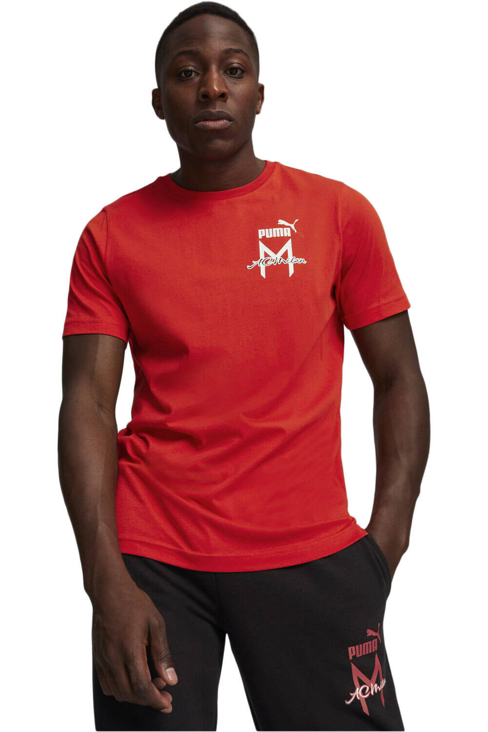 Puma camiseta de fútbol oficiales ACM Ftblicons Tee vista frontal